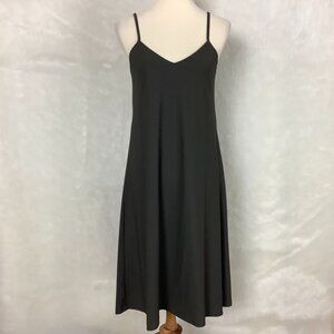 Alembika Sleeveless Brown Gray Tank Slip Dress L